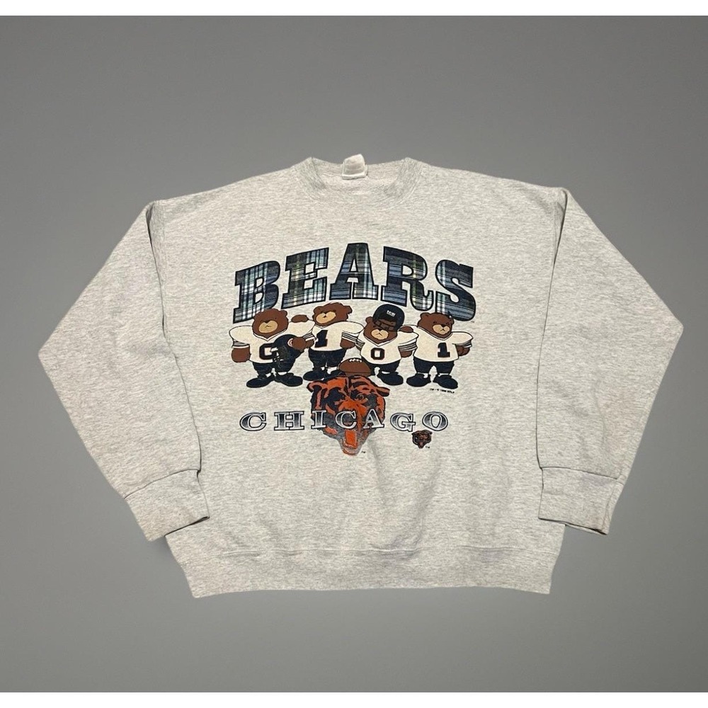 Vintage Chicago Bears Sweathsirt 1996 Artist Jack Davis
